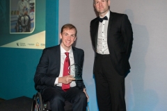 Bath Chronicle Sport Awards, Tuesday 20 November 2018  Award No 7 : Disability Sports Performer sponsored by Assured Mobility  presented by   David Eatwell, Director, Assured Mobility to winner    Piers Gilliver . PHOTO:PAUL GILLIS / paulgillisphoto.com